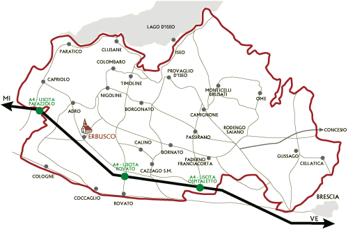Franciacorta Map