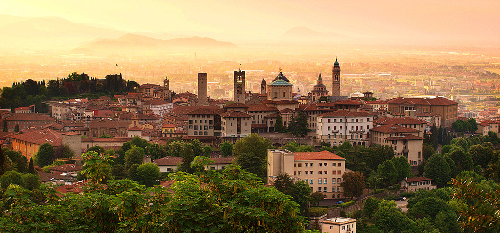 Bergamo city